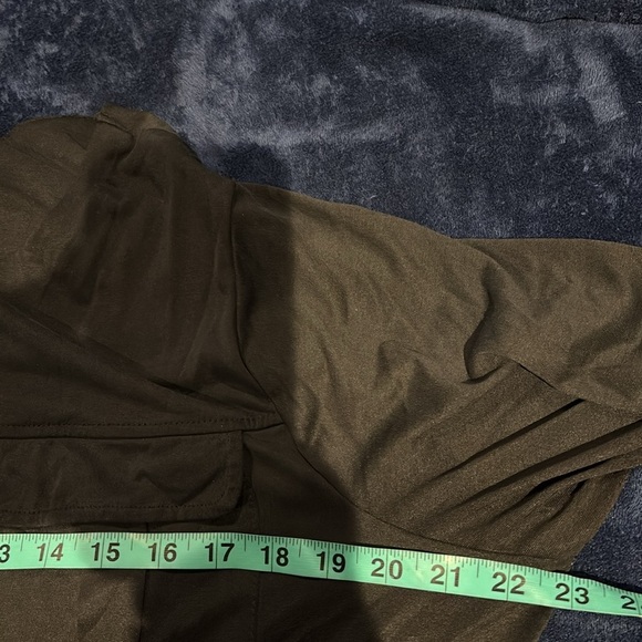 Next bumper style zipper long sleeve top Sz L - Picture 6 of 9